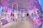 Nike USAB - Air Hangar Environment | ASTOUND : ASTOUND was engaged to solution engineer and build the Nike Air Chamber Cube, an environment that had a custom corridor called the Legends Vault.