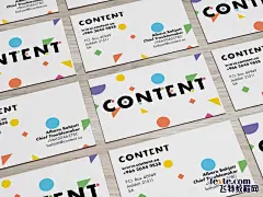 外企创意名片设计 飞特网 名片设计