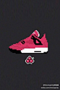 #NCC鉴赏# 由Brian Doyle创作的8位像素Sneaker插图