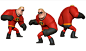 Mr. Incredible - Disney Infinity, Brad Bolinder : This one was a truly collaborative project.  He is the first Disney Infinity character to be created.  I sculpted the final t-pose with the help of the amazing concept team at Avalanche.  He was posed by I