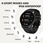 Amazon.com: RIVERSONG Smart Watch for Women, Smartwatch Compatible with iPhone Android, Smart Watches Fitness Tracker with Heart Rate Blood Oxygen Monitor and Sleep Tracking, IP68 Waterproof, Motive 3C, Pink : Electronics