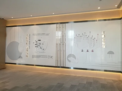多功能展厅设计_工艺工法展示设计_房地产临时售楼处展厅展馆设计-智汀国际-花瓣网