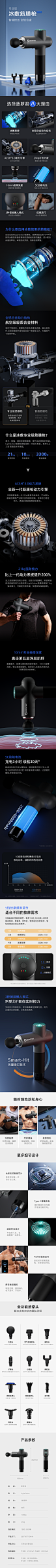 筋膜枪详情页