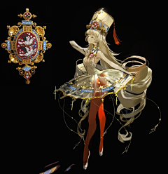 漫秋秋^o^采集到原画设计-女