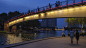南海市市民广场和万花灯公园景观桥夜景照明