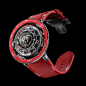 『新表』MB&F 推出 HM7 Aquapod Platinum Red 水母灵感陀飞轮腕表：蓝宝石水晶表圈