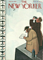 《纽约客》首任艺术总监瑞·埃尔文为杂志绘制的封面