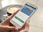 Credit card input screen fullscreen