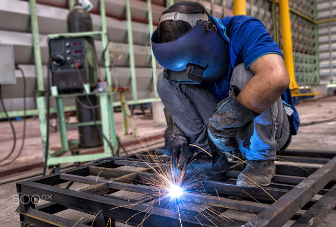 Welding Worker by Sa...