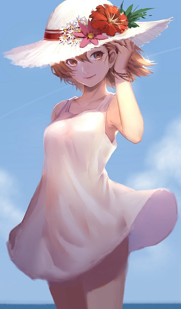 《魔法禁书目录》炮姐御坂美琴的唯美插画图...