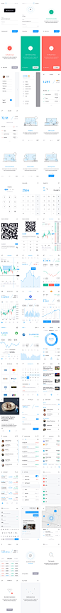 亮色调 Crypto 应用界面包 - UI - sketch.im