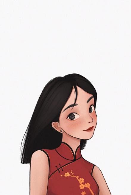 当迪士尼公主与中国旗袍相遇 #闺蜜#
