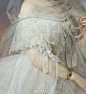 古典油画中的白色裙子