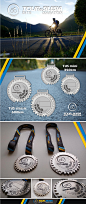 Medal design art Project vectors creative Bike Cycling tourdesilesia maraton