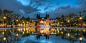 阿姆斯特丹·荷兰国立博物馆  诡异的深夜蓝色