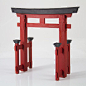 A torii is a traditional Japanese gate is most commonly found at the entrance of or within a Shinto shrine. This 28mm piece will look great on your Japanese themed table. Dimensions: 6 in. Tall, 7 in. Wide (at peak) , 2.75 in. Long.This laser cut 3mm MDF 