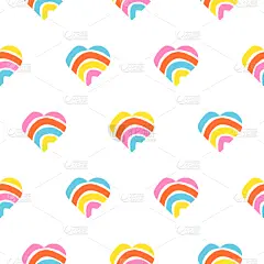条纹,粗糙的,彩虹,四方连续纹样,动物心脏,白昼,纺织品,式样,华丽的