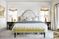 Transitional White Master Bedroom - luxesource.com