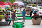 Moveable mini-golf for street fairs.: 