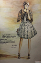 【新提醒】设计的淑女套装系列，灵感来源于俄罗斯冬宫里的收藏品。依旧是马。克。笔。 - 服装画/服装设计手稿 - 穿针引线服装论坛