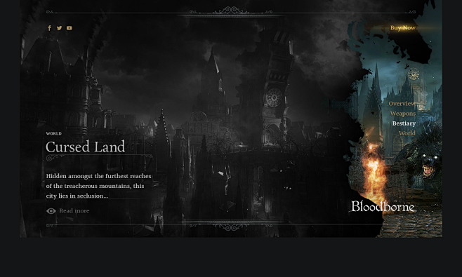 Bloodborne - website...