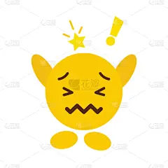 网络表情,沮丧,计算机图标,舌头,人,男人,圆形,黄色,白色,设计