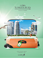 你的手提箱装满了体验旅行旅游创意PS合成海报设计