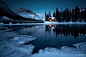 a winter night