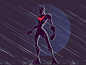 Batman beyond the rain