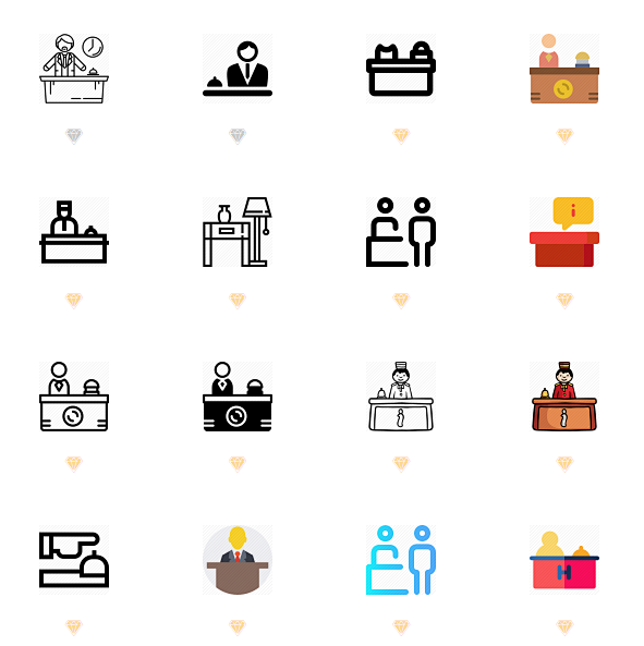 酒店接待 寻图标 icon.52112.com
