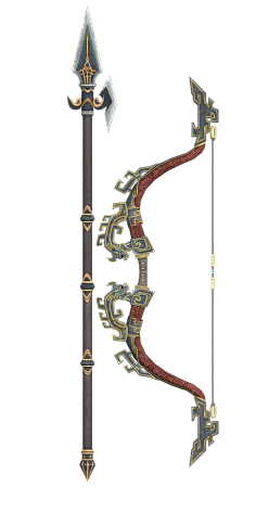 【素材】武器-花瓣网|陪你做生活的设计师 | 2烂银枪,枣木弓