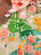 浴缸里的浪漫_杨小洋__插画师作品_涂鸦王国gracg.com