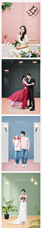 韩式室内婚纱唯美摄影 婚礼鲜花 白色婚纱 婚庆海报设计PSD素材