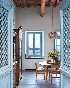 蓝色门窗 B162 - 堆糖，美图壁纸兴趣社区