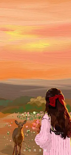 cr.微博@谷雨芽郁__210130_风景 油画 质感 手机壁纸