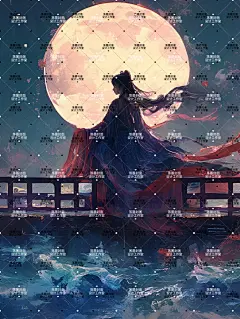 AI版权图古风女1855