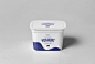 yogurt yoghurt cup milk cream Fruit mock Mockup cap Plasic