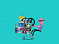 Dribbble - Cart Of Darkness.gif by Lucas Redfern Brooking