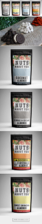 Addictive Flavored Almonds by Nuts About You - Packaging of the World - Creative Package Design Gallery - http://www.packagingoftheworld.com/2016/04/addictive-flavored-almonds-by-nuts.html: 