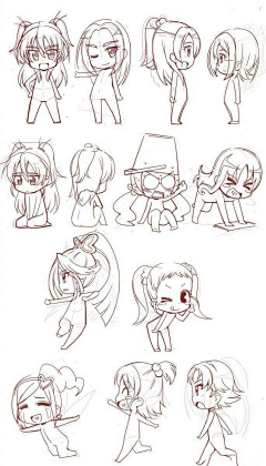 蓝の染采集到漫画技法