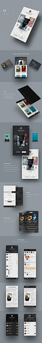 Li - Online Library App Template : Psd Template for Library App