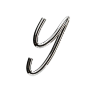 Y Letter  3D Icon