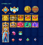 Cleopatra's Palace - POP!Slots Game Art : Cleopatra themed mobile social slot art and design. 