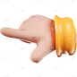 图标系列3D手势点击贴纸