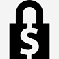 资金安全锁的标志图标 设计图片 免费下载 页面网页 平面电商 创意素材