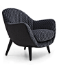 stylish, chic & #contemporary - the 'Queen' #armchair from Marcel Wanders from Poliform makes an inviting seat for relaxation