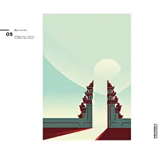 【审美练习|插画】一组主题为展现地球上神奇地点的插画，例如66号公路、天堂阶梯、像哈利波特电影中一样的火车、建在浮冰上的房子，等等。扁平风和言简意赅的表现方式，非常直接简洁的表现了场景的神奇之处和给人视觉冲突的所在。by:Bratus &amp; JIMMI TUAN( ​​​​...展开全文c