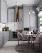948 Likes, 17 Comments - Scandinavian Colour + Design (@designstuff_group) on Instagram: “// GLAM Slam  @planaspb_com @denis_orehovich. Team DS. X #designstuff #kitchen #kitchendesign…”