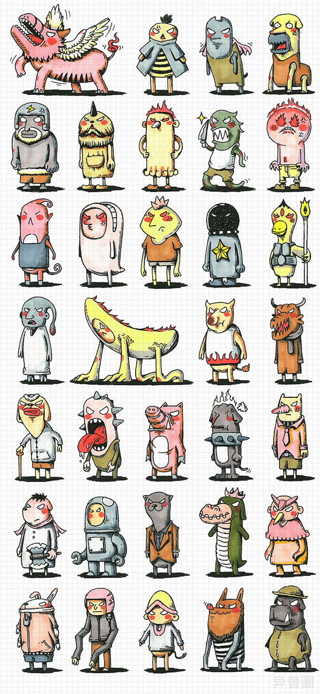 【异兽圈】小人800/1000_罗元__...