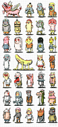 【异兽圈】小人800/1000_罗元__插画师作品_涂鸦王国gracg.com